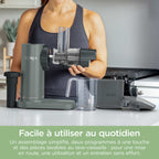 Extracteur de Jus à froid, Râpe & Trancheuse 3-en-1 Ninja NeverClog