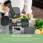 Extracteur de Jus à froid, Râpe & Trancheuse 3-en-1 Ninja NeverClog
