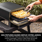 Four à pizza et air fryer électrique d’extérieur Ninja Artisan - Noir et Or
