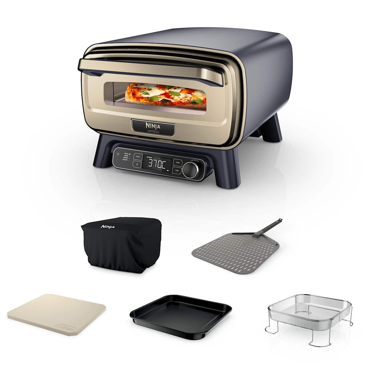 Four à pizza et Air Fryer électrique d’extérieur Ninja Artisan - Bleu et Or