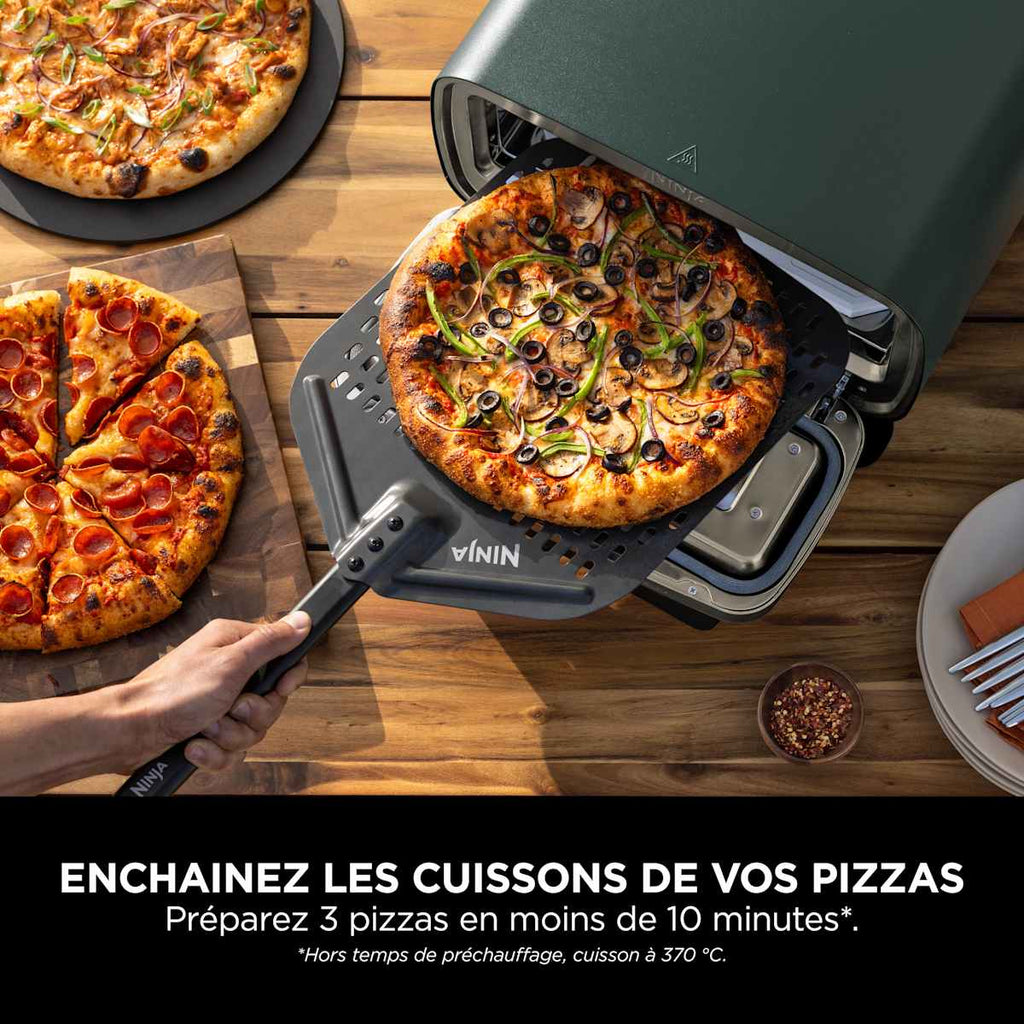 Four à pizza et Air Fryer électrique d’extérieur Ninja Artisan - Vert et Or MO201EUGN2
