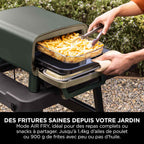 Four à pizza et Air Fryer électrique d’extérieur Ninja Artisan - Vert et Or MO201EUGN2
