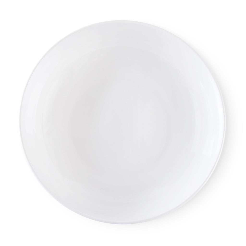 Dusklia - Margalo Beaded Serving Bowl - White