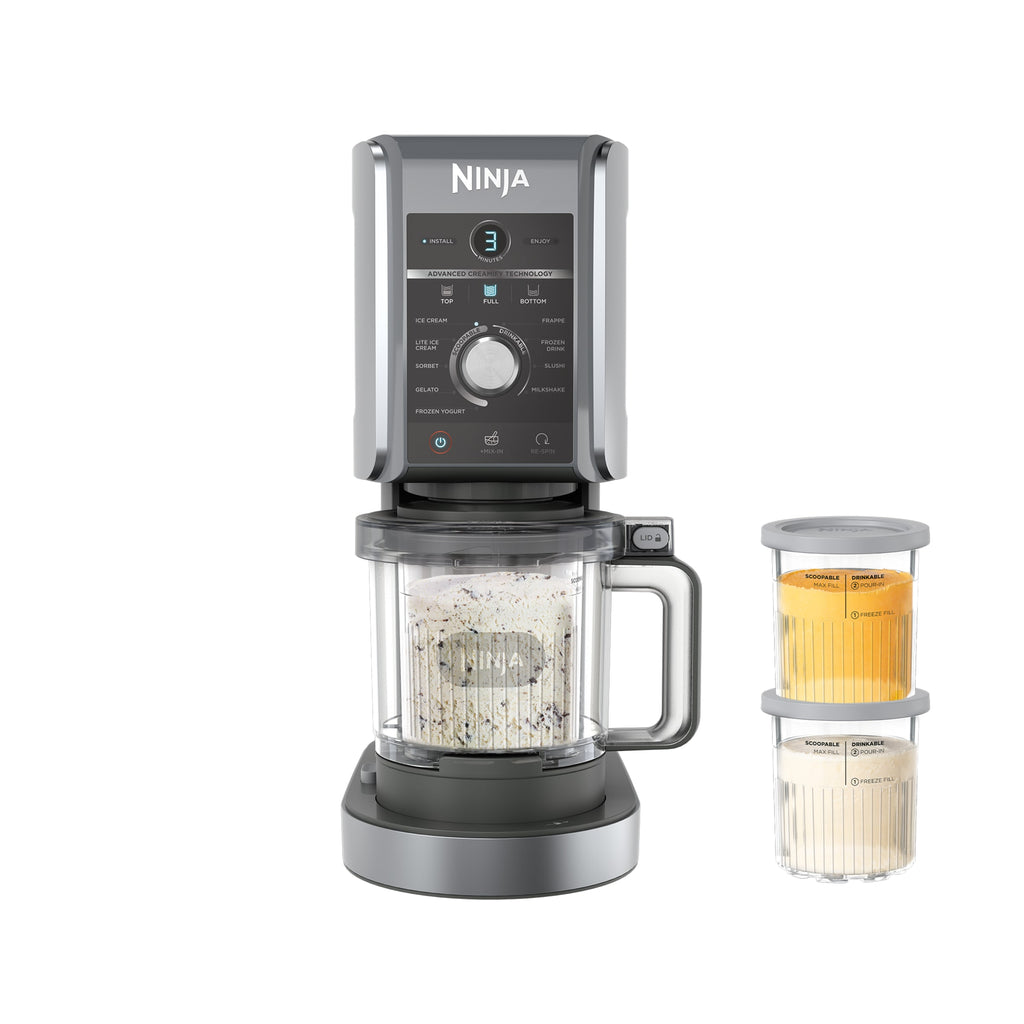 Machine à glace Ninja CREAMi Deluxe 10-en-1 – Glaces, sorbets et gelato maison