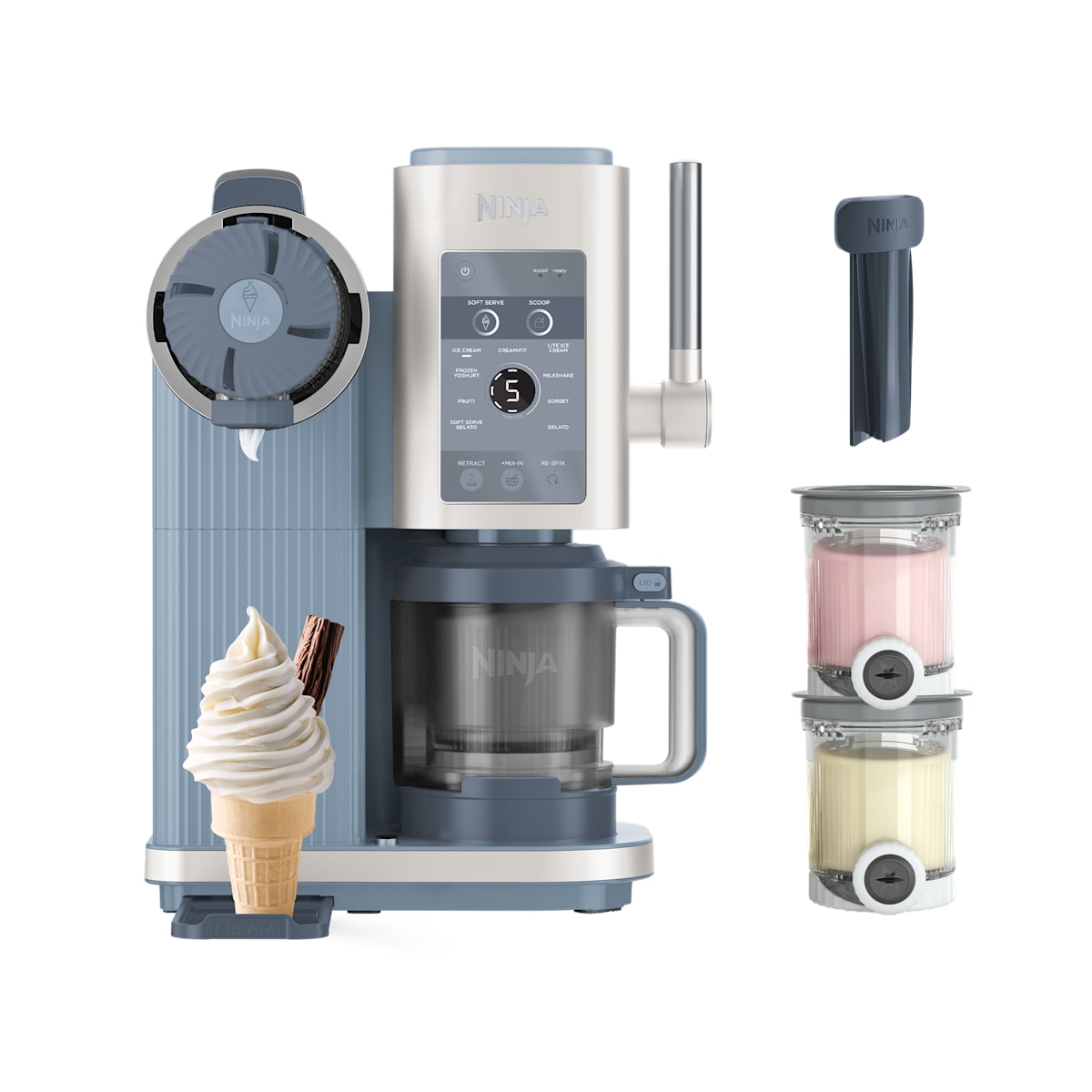 Machine à glaces et glaces à l’italienne 13-en-1 Ninja CREAMi Scoop & Swirl