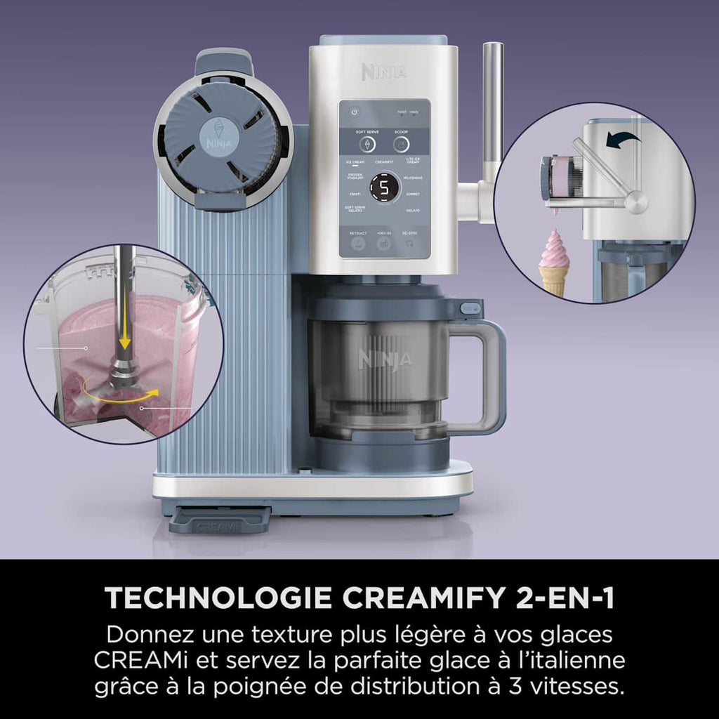 Machine à glaces et glaces à l’italienne 13-en-1 Ninja CREAMi Scoop & Swirl