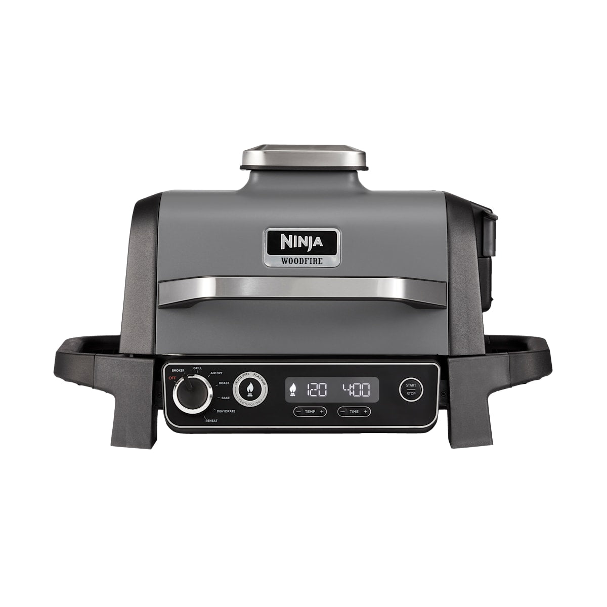 Barbecue électrique et fumoir Ninja Woodfire Pro Connect XL avec housse - Noir et Or