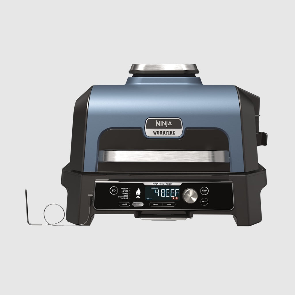 Pack Barbecue électrique et fumoir Ninja Woodfire Pro Connect XL avec support et housse