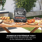 Barbecue électrique et fumoir Ninja Woodfire Pro Connect XL avec app OG901EU