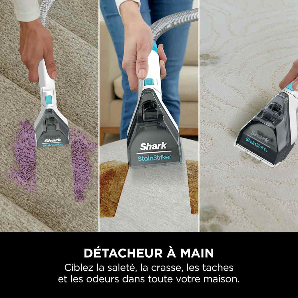 Shampouineuse détachante Shark StainStriker - Bleu