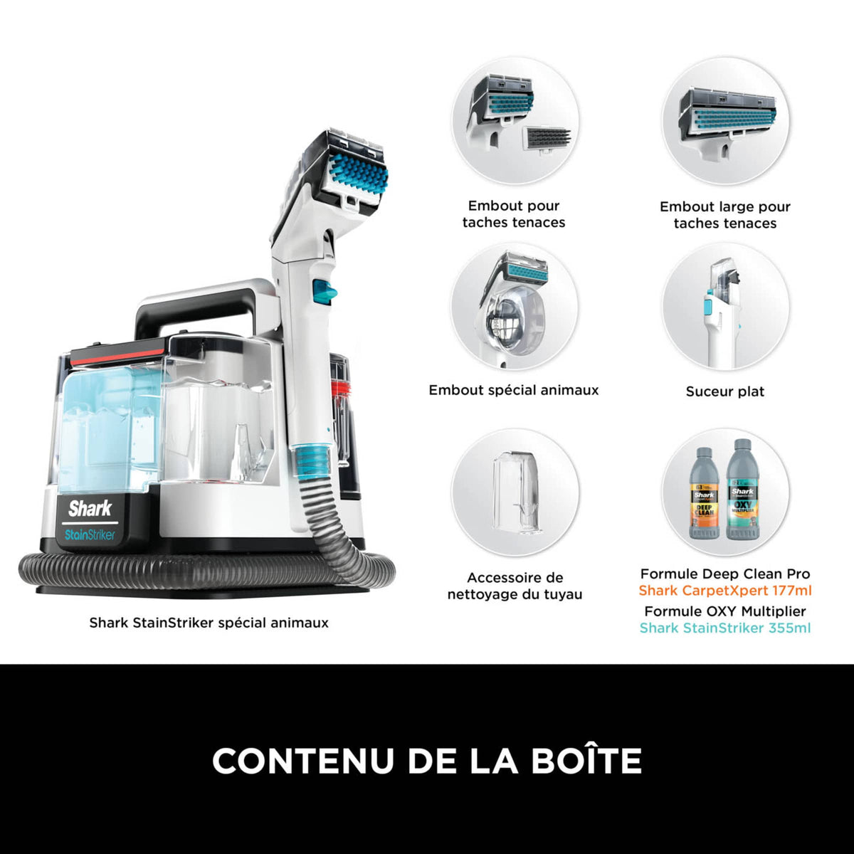 Shark StainStriker Détacheur avec pack nettoyant