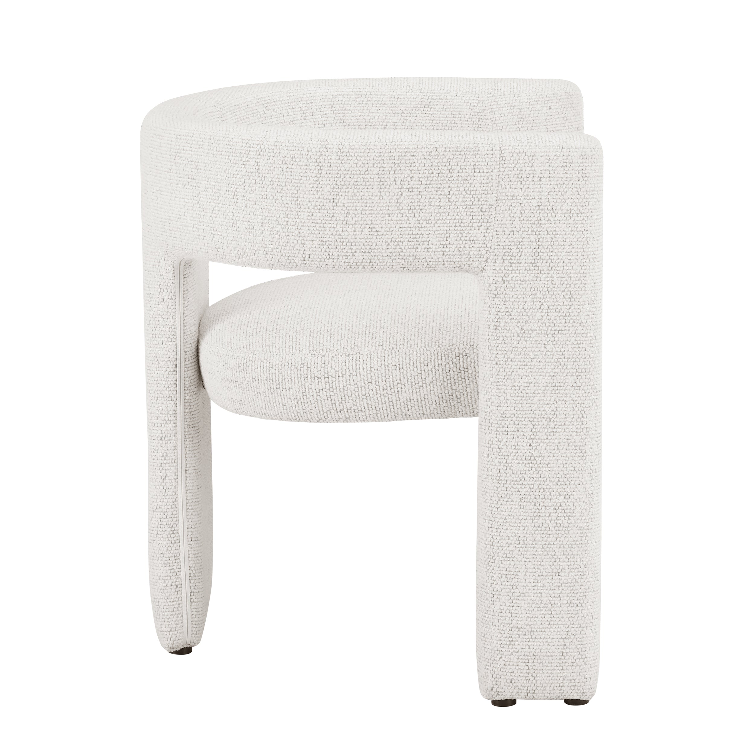 Dusklia - Quinn Chair - Ivory Boucle