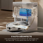 Shark PowerDetect Luxe UV Reveal, robot aspirateur et nettoyeur 2-en-1, Vert