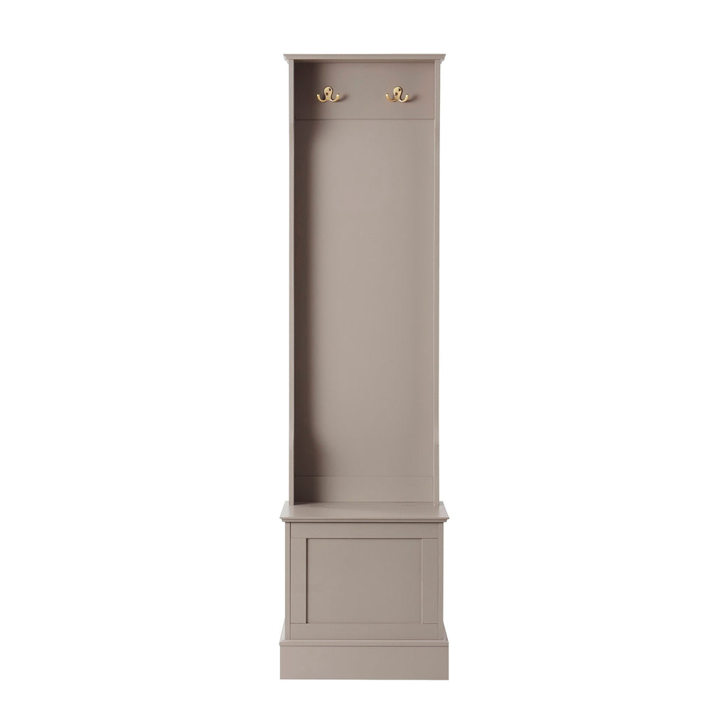 Meuble d'entrée compact Ruby - Taupe