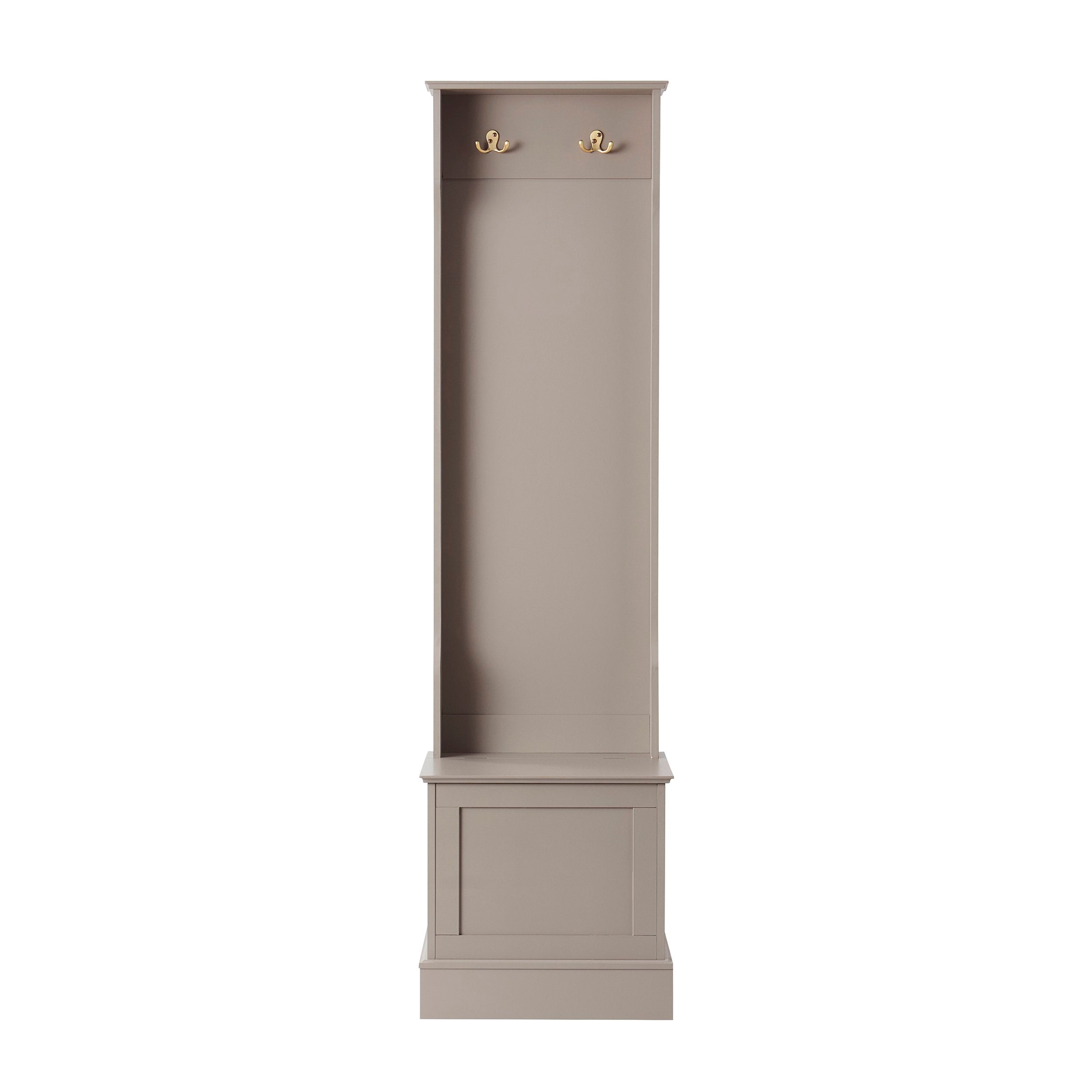 Meuble d'entrée compact Ruby - Taupe