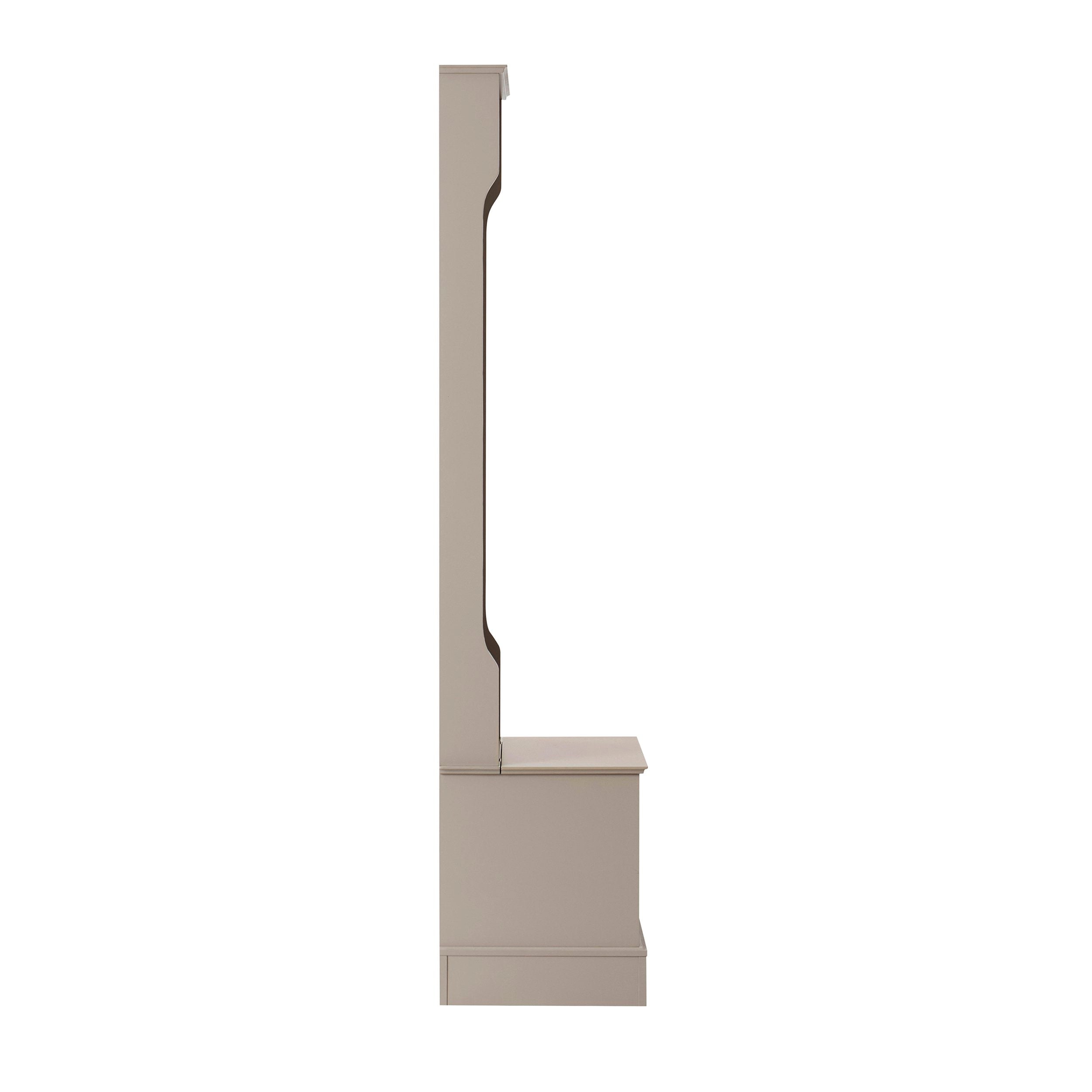 Meuble d'entrée compact Ruby - Taupe