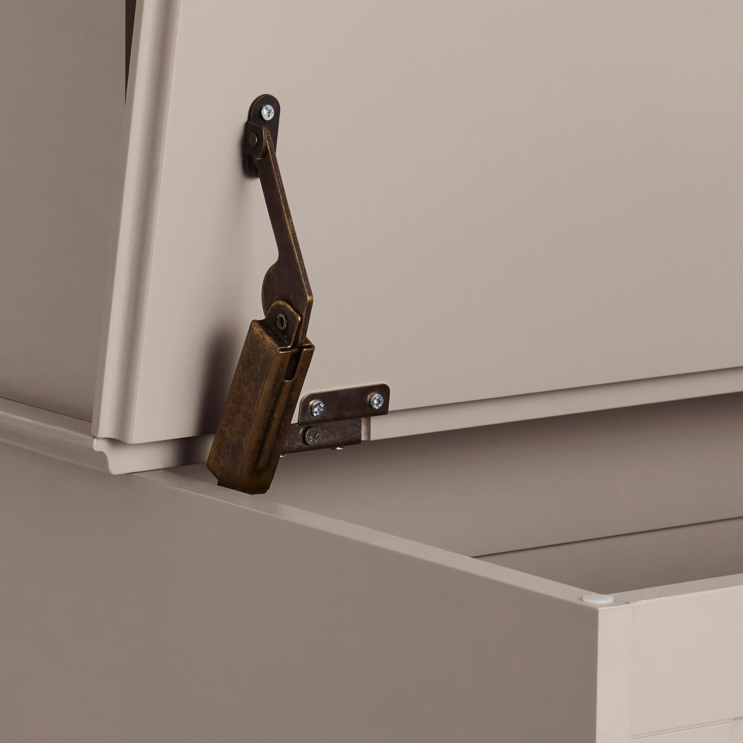 Meuble d'entrée compact Ruby - Taupe