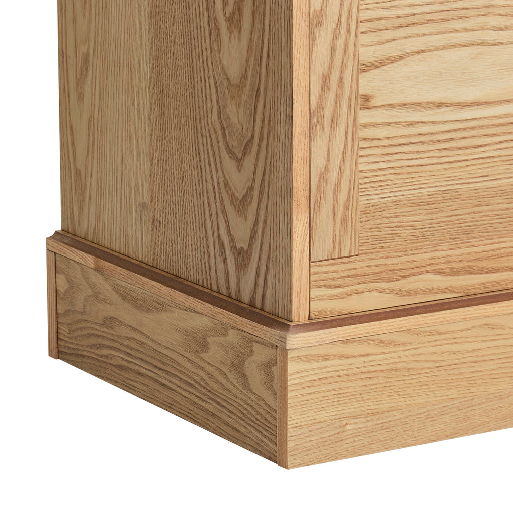 Meuble de rangement d'entrée Ruby peu encombrant - Bois clair