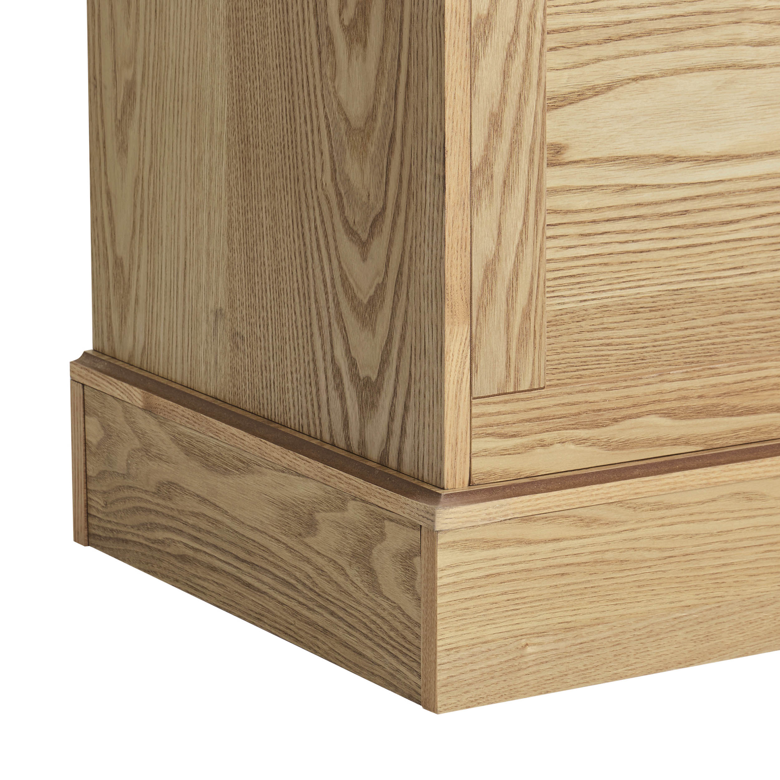 Meuble de rangement d'entrée Ruby peu encombrant - Bois clair