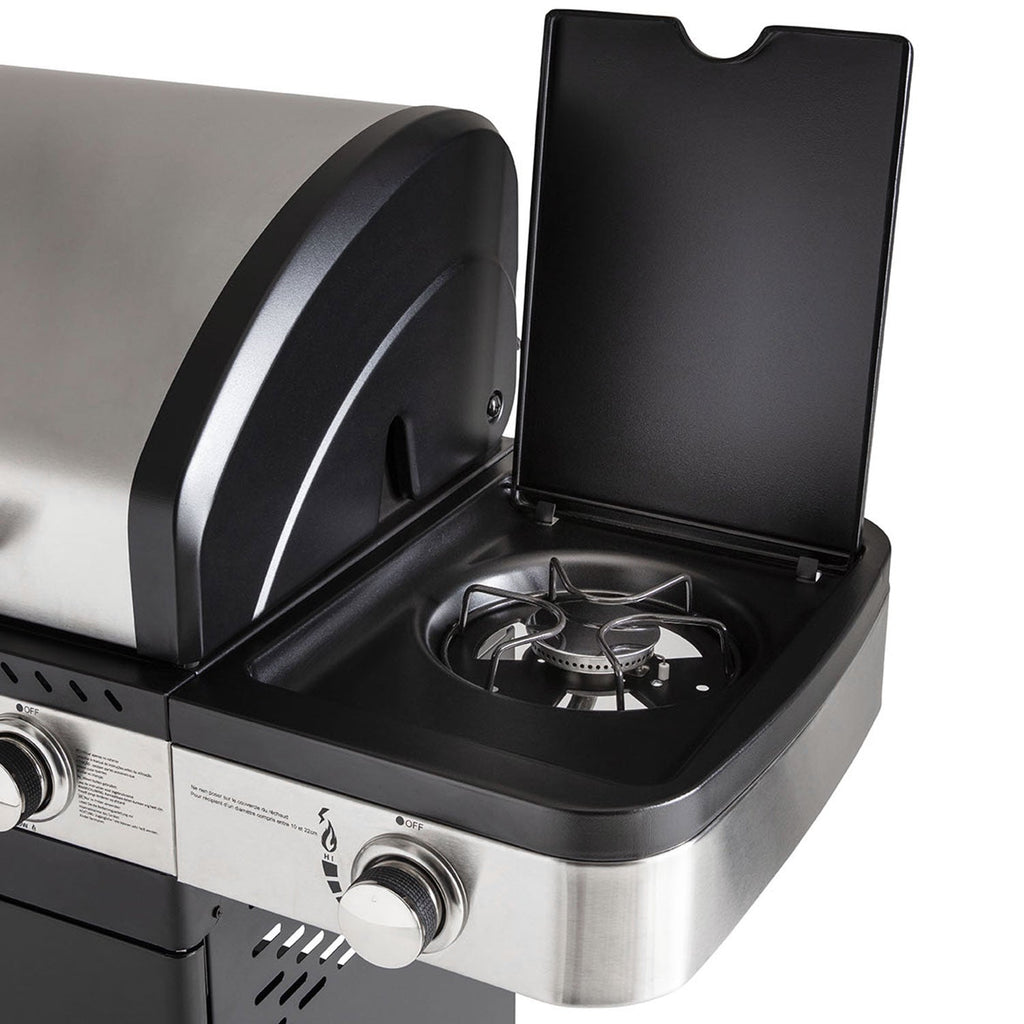 Barbecue gaz Majorque XL – 4 brûleurs 14,5 kW avec desserte