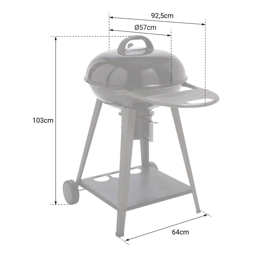 Barbecue au charbon de bois REVO Porto 57
