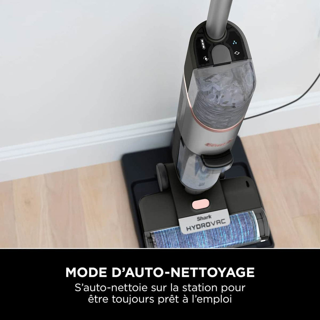 Aspirateur laveur sans fil Shark HydroVac avec 1L de produit nettoyant multi-surfaces