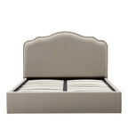 Dusklia - Wiltshire Ottoman Storage Bed - Stone