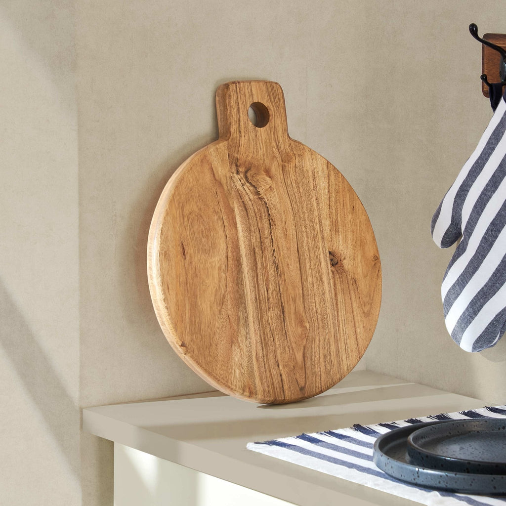 Dusklia - Acacia Circle Chopping Board - Natural