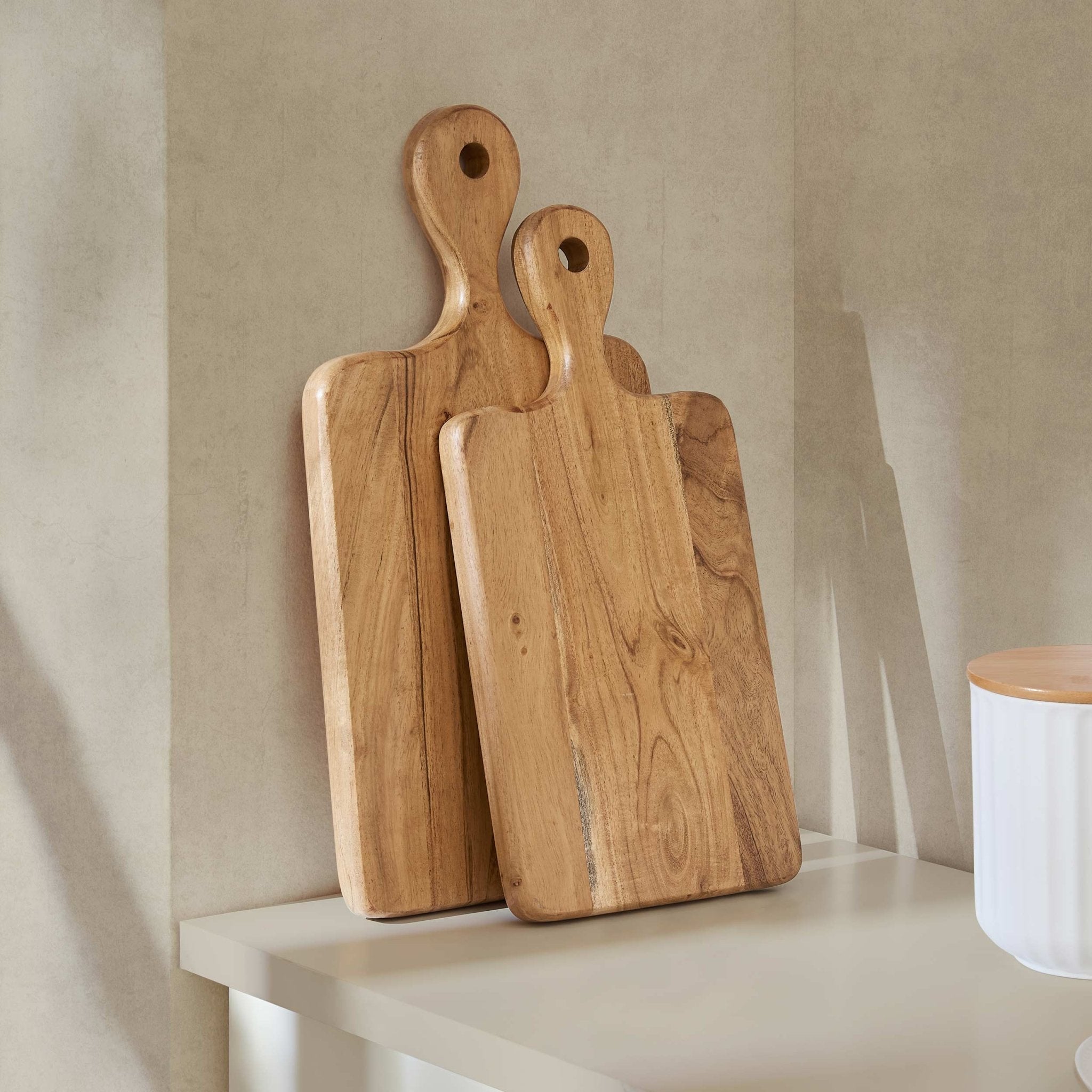 Dusklia - Acacia Set of 2 Chopping Boards - Natural