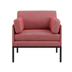 Dusklia - Ada Accent Chair - Berry Chevron