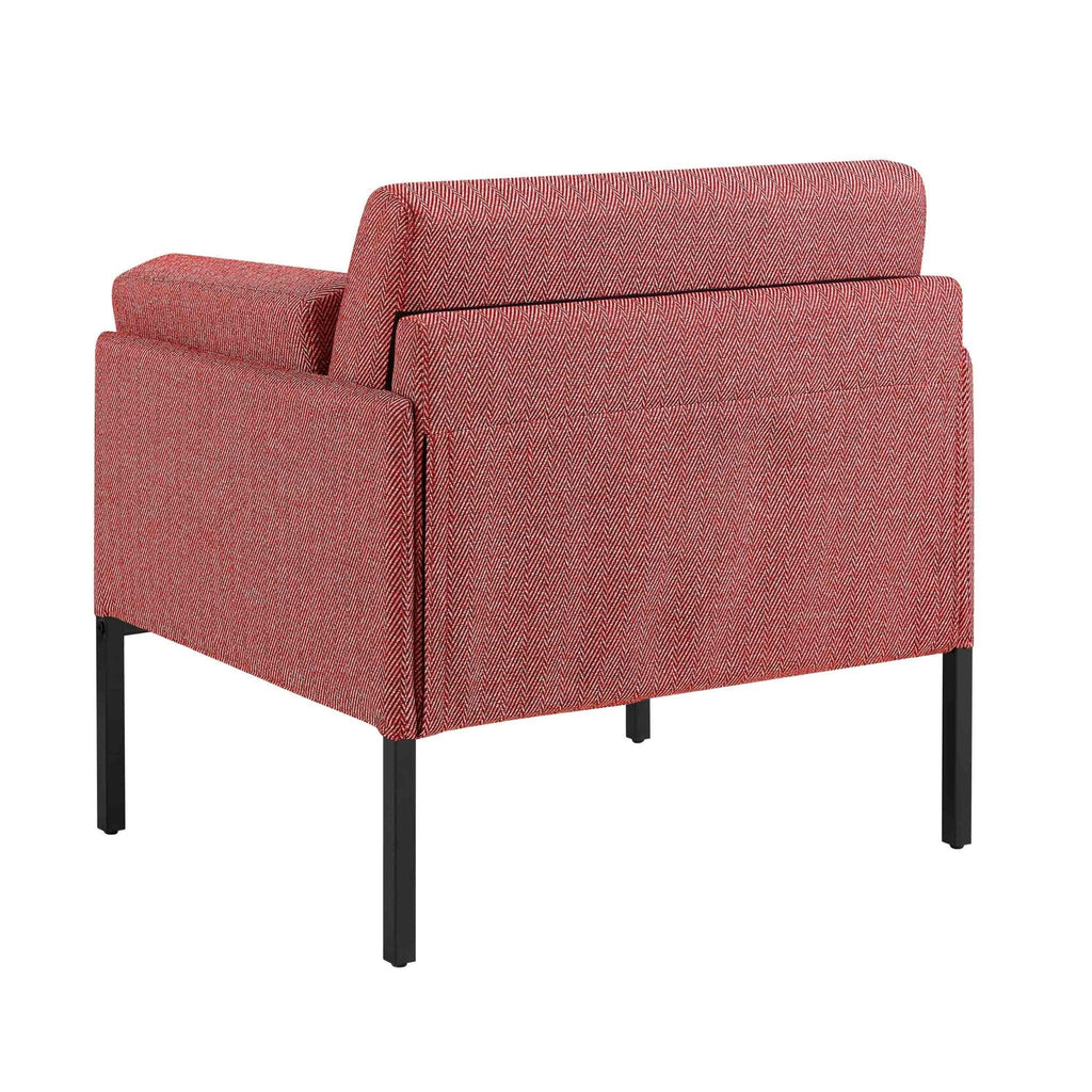 Dusklia - Ada Accent Chair - Berry Chevron