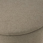 Dusklia - Adelaide Gold Base Storage Stool - Oatmeal