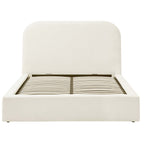 Dusklia - Aintree Ottoman Storage Bed - Teddy Cream