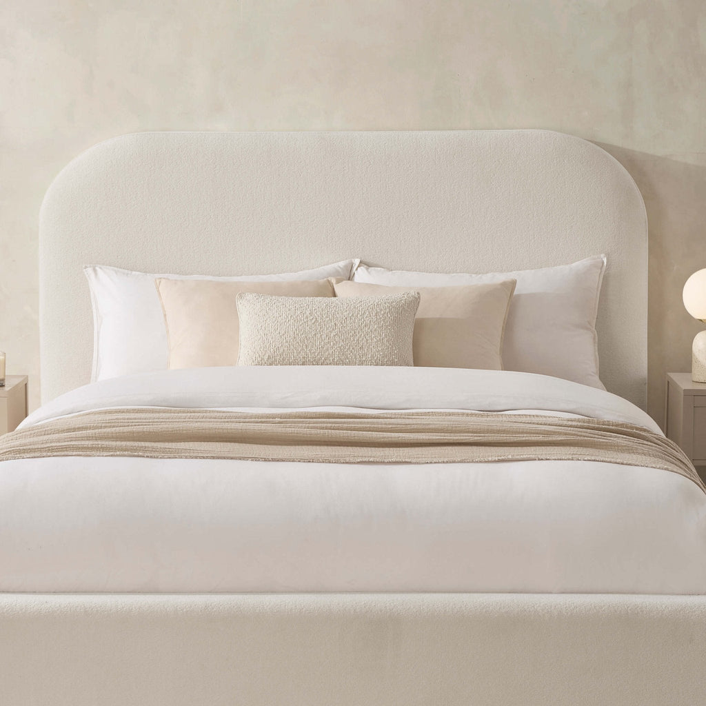 Dusklia - Aintree Ottoman Storage Bed - Teddy Cream