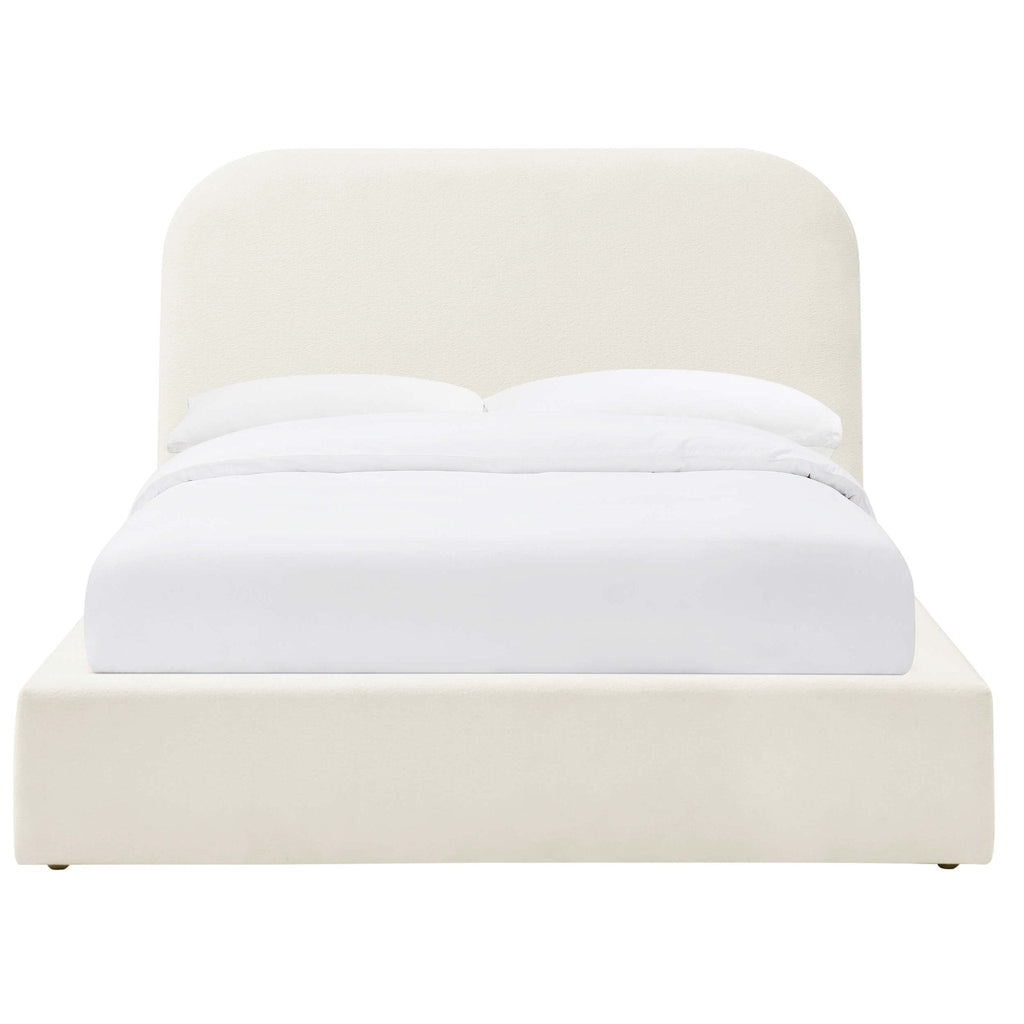 Dusklia - Aintree Ottoman Storage Bed - Teddy Cream