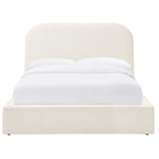 Dusklia - Aintree Ottoman Storage Bed - Teddy Cream