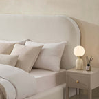 Dusklia - Aintree Ottoman Storage Bed - Teddy Cream