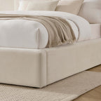Dusklia - Aintree Ottoman Storage Bed - Teddy Cream