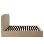 Dusklia - Aintree Ottoman Storage Bed - Textured Oatmeal