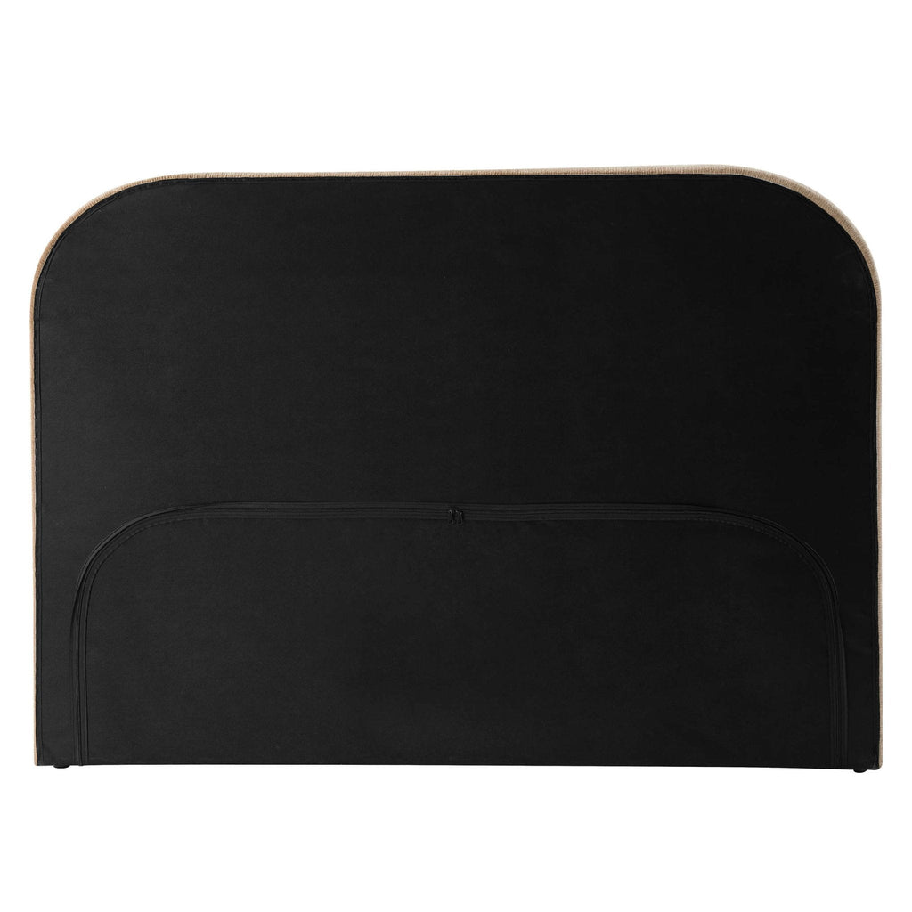Dusklia - Aintree Ottoman Storage Bed - Textured Oatmeal