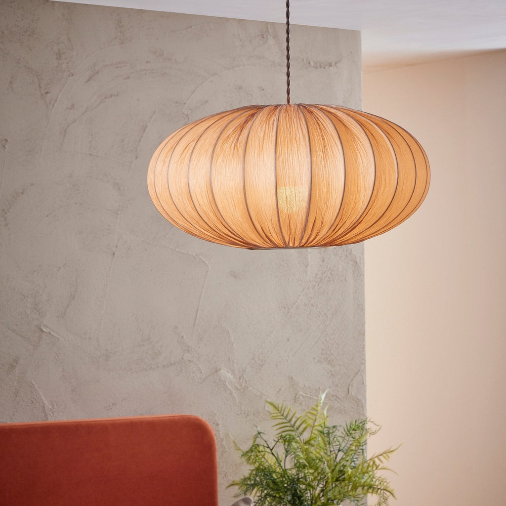 Dusklia - Akari Origami Easy-Fit Ceiling Light Shade - Natural