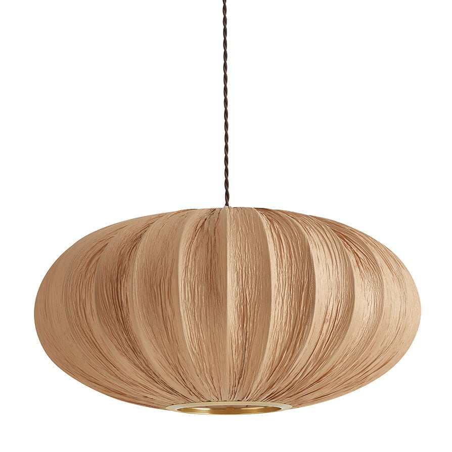 Dusklia - Akari Origami Easy-Fit Ceiling Light Shade - Natural