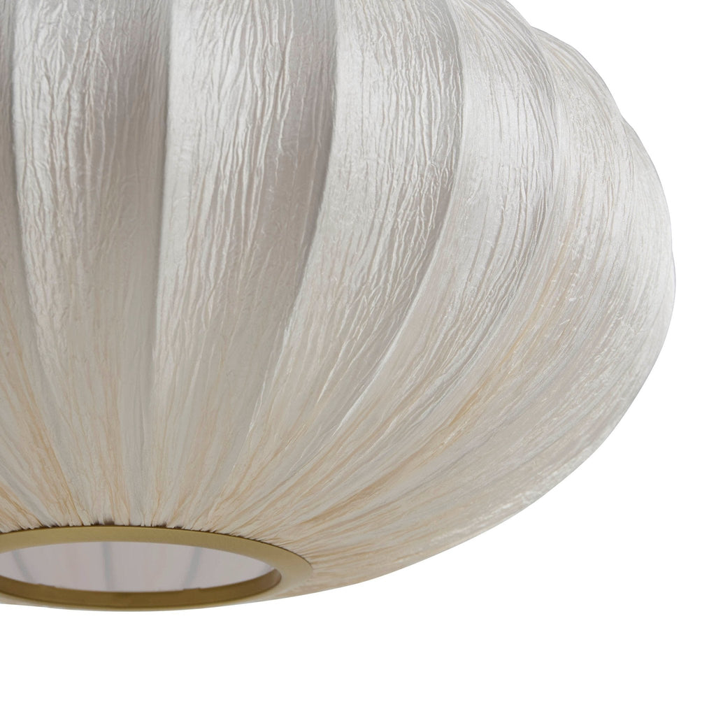 Dusklia - Akari Origami Easy-Fit Ceiling Light Shade - White