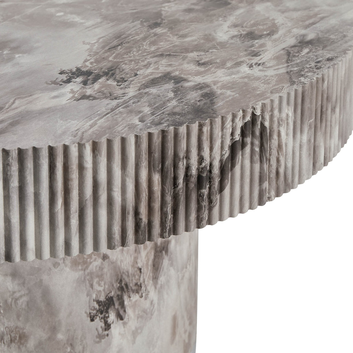 Dusklia - Aleyna Coffee Table - Marble Effect