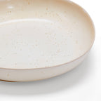 Dusklia - Alfredo Speckled Stoneware Serving Bowl - Natural