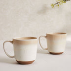 Dusklia - Alfredo Speckled Stoneware Set of 2 Mugs - Natural
