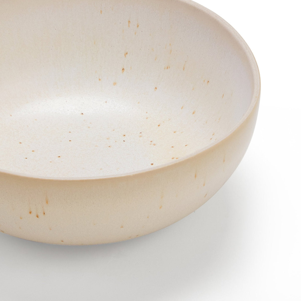 Dusklia - Alfredo Speckled Stoneware Set of 4 Cereal Bowls - Natural