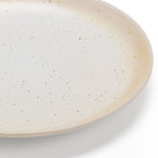 Dusklia - Alfredo Speckled Stoneware Set of 4 Dinner Plates - Natural