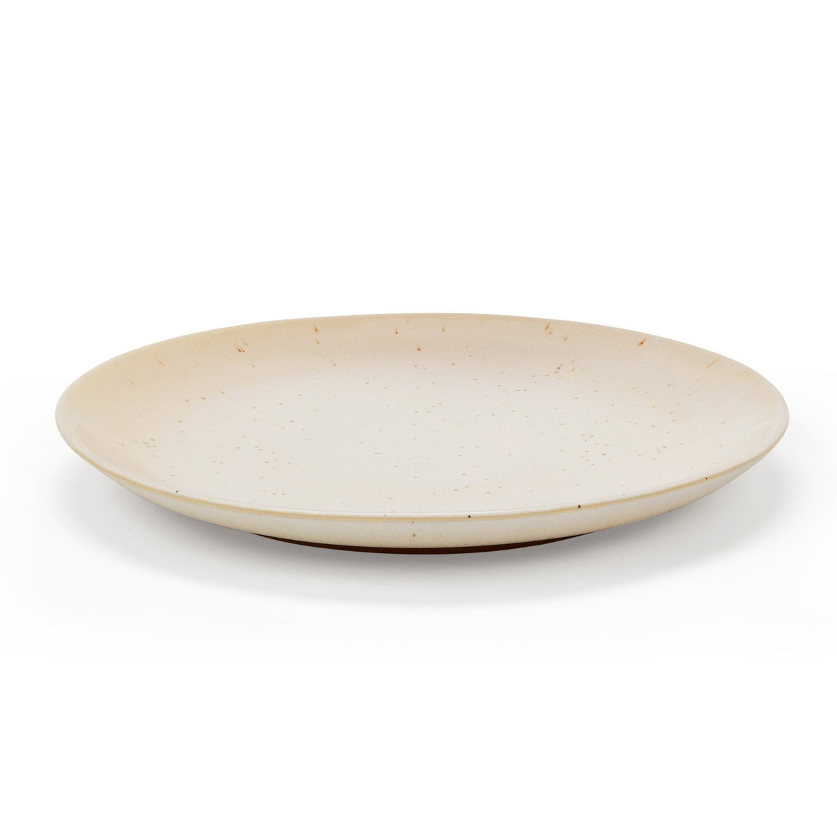 Dusklia - Alfredo Speckled Stoneware Set of 4 Side Plates - Natural