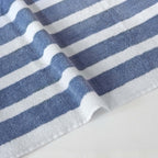 Dusklia - Algarve Luxury Stripe Towel Collection - French Blue